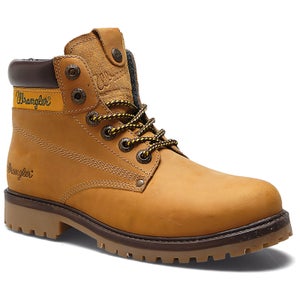 Wrangler Men's Hunter Leather Lace Up Boots - Camel