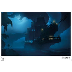 Sea of Thieves - Clair de lune - Impression artistique Édition limitée