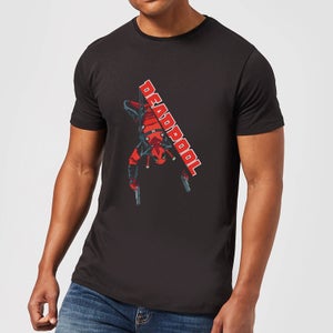 T-Shirt Homme Deadpool (Marvel) Hang Split - Noir