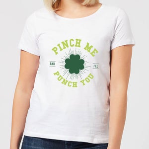 Beershield Pinch Me And Ill Punch You Women's T-Shirt - White