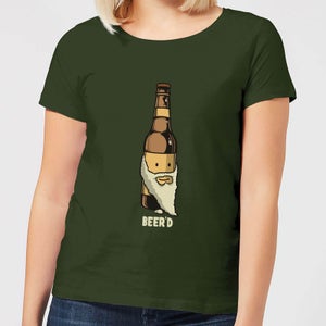 Beershield Beerd Women's T-Shirt - Forest Green
