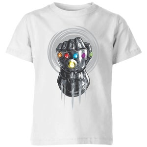 Camiseta Marvel Vengadores: Infinity War Guantelete del Infinito - Niño - Blanco