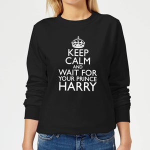 Keep Calm Wait Women's Sweatshirt - Black
