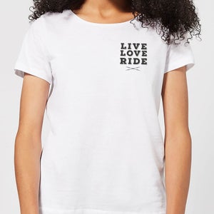 Live Love Ride Women's T-Shirt - White