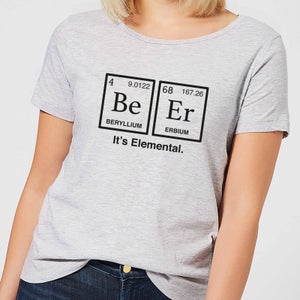 Be Er It's Elemental Women's T-Shirt - Grey