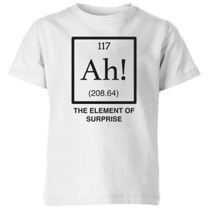 Ah The Element Of Surprise Kids' T-Shirt - White