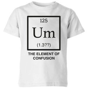 The Element Of Confusion Kids' T-Shirt - White