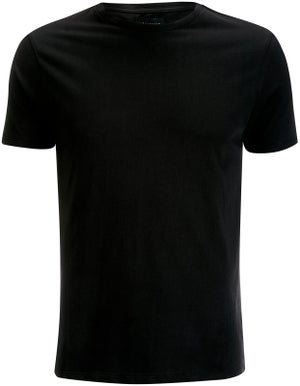 D-Struct Men's Premium Soft Touch Crew Neck T-Shirt - Black