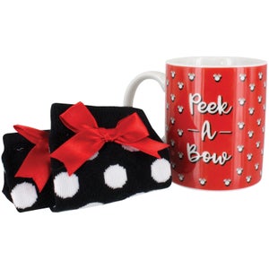 Disney Minnie Mouse Mug and Socks Set