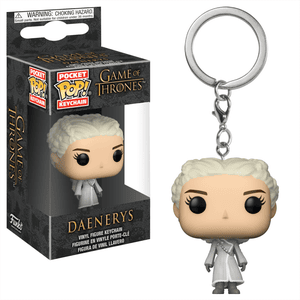 Game of Thrones Daenerys Costume blanc Pop! Porte-clés en vinyle