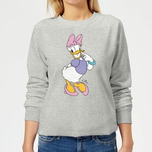 Disney Daisy Duck Classic Women's Sweatshirt - Grey