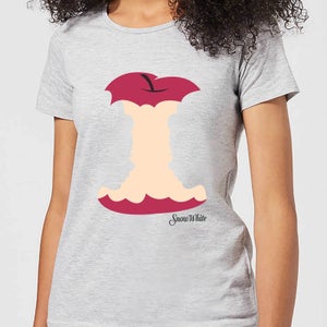 T-Shirt Principesse Disney Colour Silhouette Biancaneve Apple - Grigio - Donna