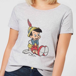 Disney Pinocchio Classic Damen T-Shirt - Grau