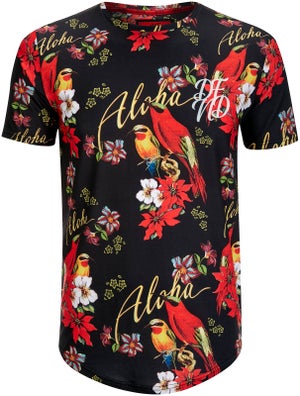 DFND Men's Twinbirds T-Shirt - Black