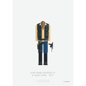 Star Wars A New Hope Han Solo Print