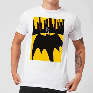 T-Shirt Homme Batman DC Comics - Bat Shadow - Blanc