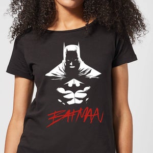 Batman Shadows Damen T-Shirt - Schwarz