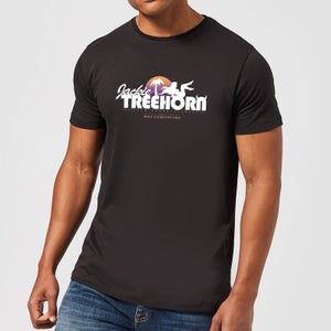T-Shirt Il Grande Lebowski Treehorn Logo - Nero