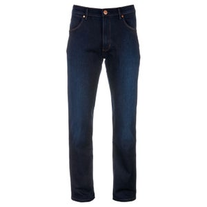 Wrangler Men's Arizona Classic Straight Leg Jeans - Blue Stroke