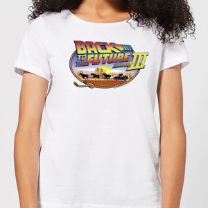 T-Shirt Femme Retour vers le Futur - Lasso - Blanc