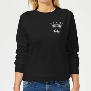 Kings Crown Women's Sweatshirt - Black