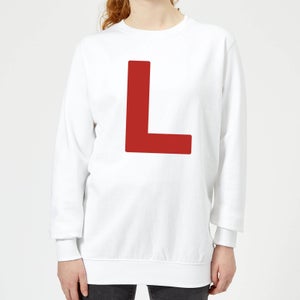 L Plate Women's Sweatshirt - White