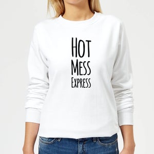 Hot Mess Express Women's Sweatshirt - White