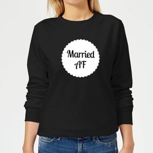Married AF Women's Sweatshirt - Black