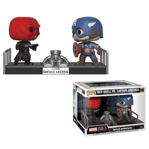 Marvel Captain America et Crâne Rouge Pop! Moment du film