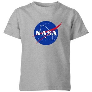 NASA Logo Insignia Kids' T-Shirt - Grey