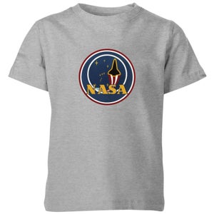 NASA JM Patch Kinder T-shirt - Grijs
