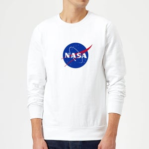 NASA Logo Insignia Sweatshirt - White