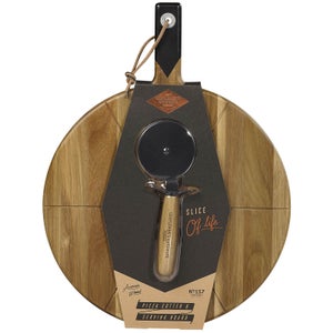 Gentlemen's Hardware Pizza Cutter and Serving Board