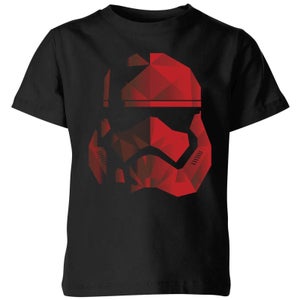 T-Shirt Enfant Casque Stormtrooper Effet Cubiste - Star Wars - Noir