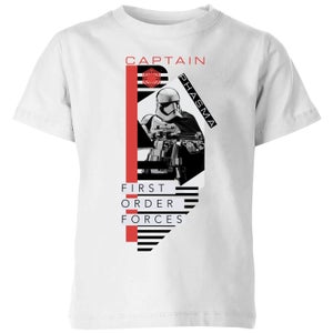 T-Shirt Star Wars Captain Phasma - Bianco - Bambini