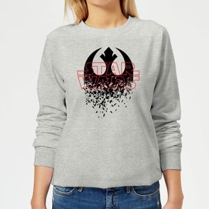 Star Wars Shattered Emblem Women's Sweatshirt - Grey