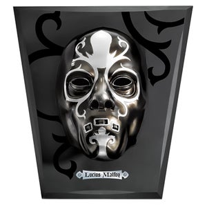 Harry Potter Lucius Malfoy Mask with Wall Display