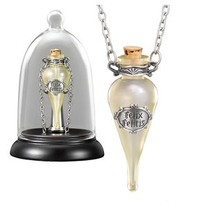 Harry Potter Felix Felicis Pendant and Display