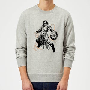 Magic The Gathering Gideon Character Art Sweatshirt - Grey