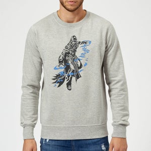 Magic The Gathering Jace Character Art Pullover - Grau