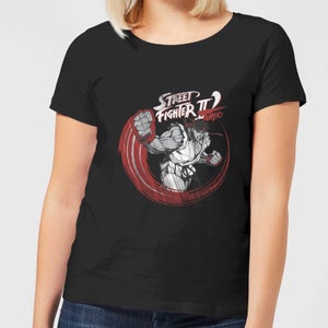 Street Fighter RYU Sketch Damen T-Shirt - Schwarz