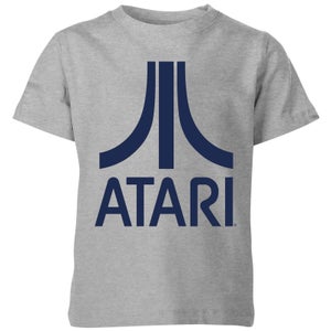 Atari Logo Kinder T-Shirt - Grau