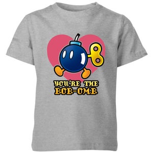 Nintendo You're The Bob-Omb Kinder T-Shirt - Grau
