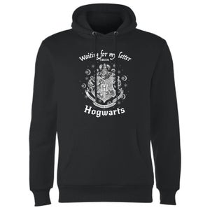 Harry Potter Waiting For My Letter From Hogwarts Hoodie - Black