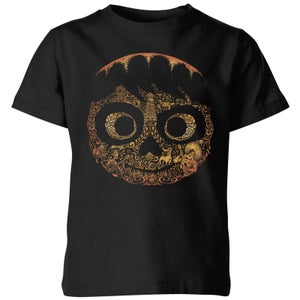 Coco Miguel Face Kinder T-Shirt - Schwarz