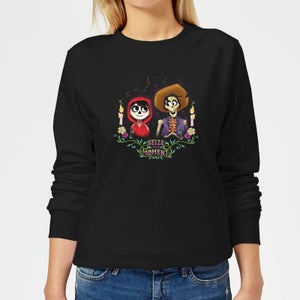 Coco Miguel And Hector Women's Sweatshirt - Black