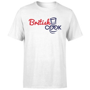 British Cook Logo Men's T-Shirt - White