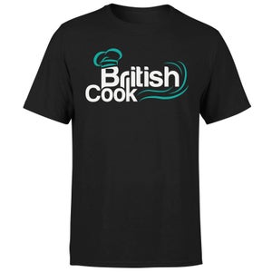 British Cook Green Men's T-Shirt - Black