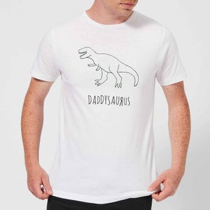 Daddysaurus Men's T-Shirt - White