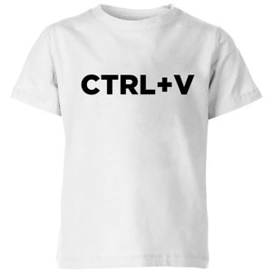 CTRL V Kids' T-Shirt - White